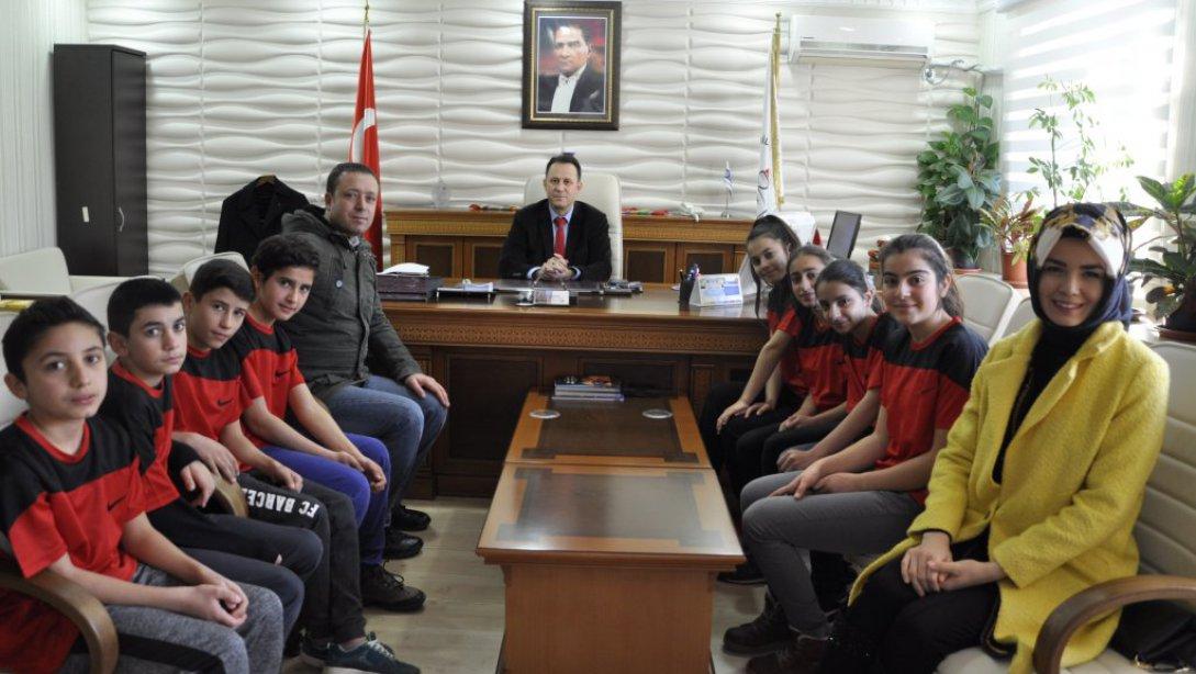 Muratdere Ortaokulu Bocce Takımından Müdürlüğümüze Ziyaret