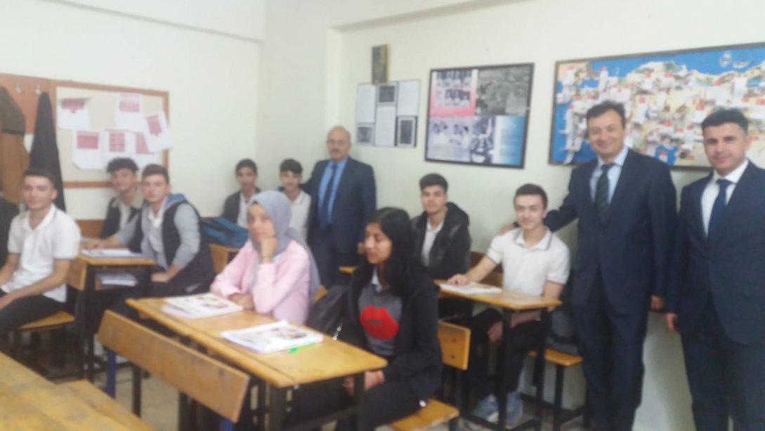 İlçe Milli Eğitim Müdürümüz Mahmut Demir, Mimar Sinan MTAL'yi Ziyareti