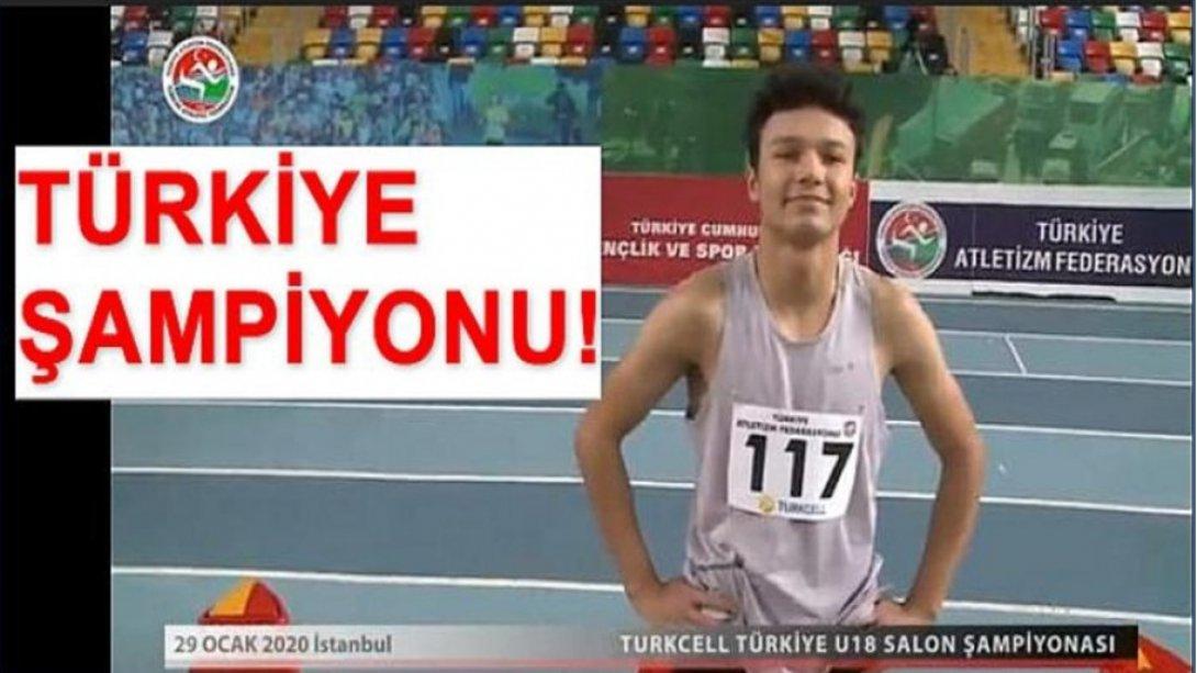 Bozüyük Fen Lisesi Öğrencimiz Orçun ÜNALAN, Türkiye Şampiyonu Oldu.