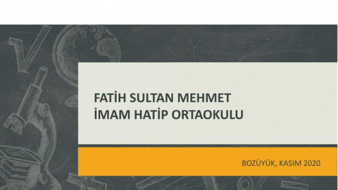 Din Kültürü ve Ahlak Bilgisi Öğretmenleri Gelişimi Programı (DÖGEP) Kasım ayı toplantısı Fatih Sultan Mehmet İmam Hatip Ortaokulu ev sahipliğinde gerçekleşti.
