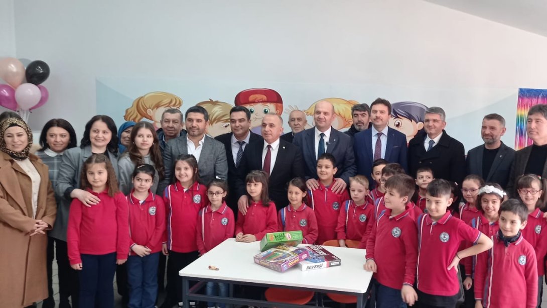 Atatürk İlkokulu'nda Akıl ve Zeka Oyunları Sınıfı Açıldı.