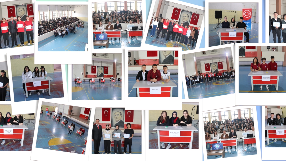 İlçemizde Liseler Arası Kültür ve Aktüalite Yarışması Heyecanı Yaşandı.